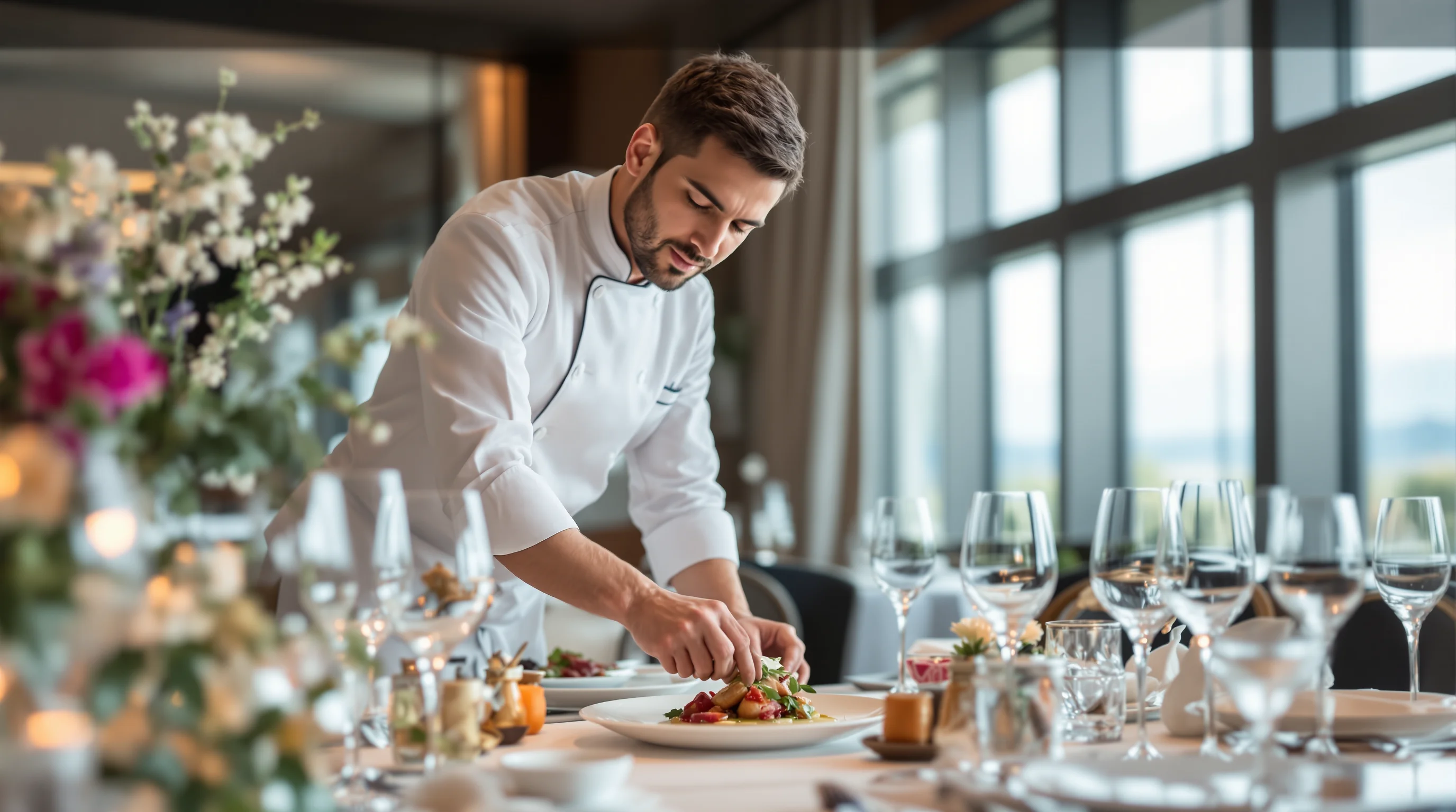 Le raffinement d’un chef privé pour une clientèle d’exception